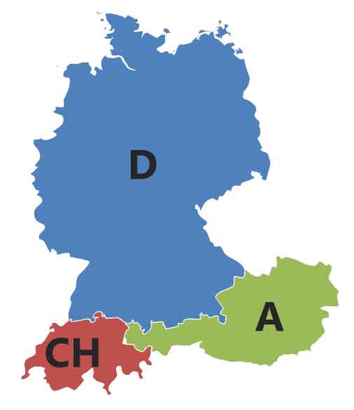 DACH Map